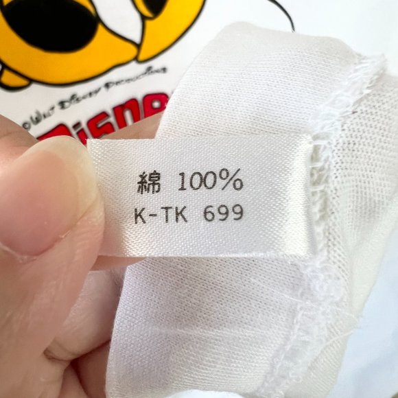 NWT Vtg 80’s Tokyo Disneyland Minnie Mouse Single Stitch White T-Shirt Sz M - Picture 14 of 14